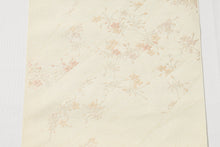 画像をギャラリービューアに読み込む, 名古屋帯 帯反物 梅垣織物 さくら 桜 クリーム色 名古屋帯 帯 未仕立て 九寸名古屋帯 なごや帯 おしゃれ カジュアル お洒落 高級 着付け レディース 小紋 無地 紬 木綿 きもの 着物 女性 和服 和装小物 着付け小物 単衣 袷