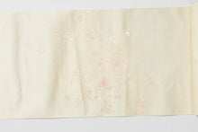 画像をギャラリービューアに読み込む, 名古屋帯 帯反物 梅垣織物 さくら 桜 クリーム色 名古屋帯 帯 未仕立て 九寸名古屋帯 なごや帯 おしゃれ カジュアル お洒落 高級 着付け レディース 小紋 無地 紬 木綿 きもの 着物 女性 和服 和装小物 着付け小物 単衣 袷