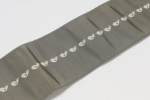 画像をギャラリービューアに読み込む, 博多帯 織屋にしむら 男性用帯 角帯 骸骨 縞模様 グレー 鼠色 博多西村織物 正絹男物角帯 男物 男性用 夏帯 角帯 メンズ 帯 男性用 柄 おしゃれ 着物 夏紬 麻きもの ゆかた カジュアル 夏 男性 和装 和服 和装小物 着付け小物