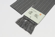 画像をギャラリービューアに読み込む, 博多帯 織屋にしむら 男性用帯 角帯 羅 グレー 鼠色 博多西村織物 正絹男物角帯 男物 男性用 夏帯 角帯 メンズ 帯 男性用 柄 おしゃれ 着物 夏紬 麻きもの ゆかた カジュアル 夏 男性 和装 和服 和装小物 着付け小物