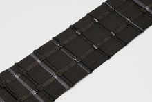 画像をギャラリービューアに読み込む, 着物帯 男性用帯 角帯 近賢織物謹製 宝来織 紙格子 黒 ブラック 男物 男性用 夏帯 角帯 メンズ 帯 男性用 柄 おしゃれ 着物 夏紬 麻きもの ゆかた カジュアル 夏 男性 和装 和服 和装小物 着付け小物