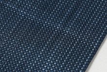 画像をギャラリービューアに読み込む, 西陣 男性用帯 角帯 本絹西陣織 上田織物 梨地網微塵織 絹100%藍色 ブルー 男物 男性用 夏帯 角帯 メンズ 帯 男性用 柄 おしゃれ 着物 夏紬 麻きもの ゆかた カジュアル 夏 男性 和装 和服 和装小物 着付け小物