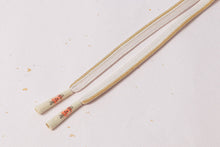 画像をギャラリービューアに読み込む, 帯締め 黒留袖 白 金 正絹 留袖 結婚式 色留袖 礼装 フォーマル 龍工房