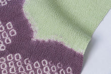 画像をギャラリービューアに読み込む, 梅 帯揚げ 正絹 絞り 春 梅柄 若草色 紫 衿秀 高級 和服 着物 しゃれ袋 名古屋帯 おしゃれ カジュアル 袷 単衣 お茶会 付下げ 色無地 小紋 紬 木綿 着付け小物 帯あげ 和装小物