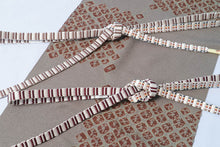 画像をギャラリービューアに読み込む, 純国産 平組 帯締め 正絹 龍工房 高級 帯〆 豪華 茶糸 赤茶糸 紬 小紋 名古屋帯 帯 コーディネート おしゃれ 名古屋帯 袋帯 袷 単衣 組紐 着物 和装 着付け小物 和装小物 帯締め カジュアル 日本製 国産