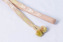 画像をギャラリービューアに読み込む, 帯締め 正絹 平組 龍工房 小紋 紬 木綿 付け下げ コーディネート 未使用 名古屋帯 おしゃれ 袷 単衣