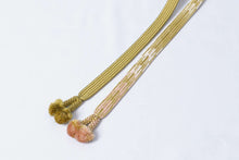 画像をギャラリービューアに読み込む, 帯締め 正絹 平組 龍工房 小紋 紬 木綿 付け下げ コーディネート 未使用 名古屋帯 おしゃれ 袷 単衣