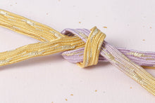 画像をギャラリービューアに読み込む, 帯締め 帯〆 高級 正絹 平組 フォーマル 礼装用 金糸 着物 龍工房 訪問着