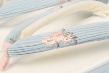 画像をギャラリービューアに読み込む, 夏草履 楊柳の生地 刺繍 ブルー 鼻緒草履 衿秀 着物 草履 ぞうり 和服 刺繍 和装 小紋 紬 普段 フォーマル 七五三 お茶会 成人式 振袖 卒業式 結婚式 訪問着 付下げ 草履 履き 女性 レディース 普段 履き レディース 鼻緒 草履 女性 痛くない 単品 カジュアル