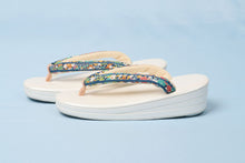 画像をギャラリービューアに読み込む, 草履 夏草履 着物 和服 和装 友禅 鼻緒 履き 衿秀 女性 レディース 刺繍 鼻緒 女性 レディース 単品 カジュアル