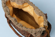 画像をギャラリービューアに読み込む, 籠バック 藤 ラタン 巾着 和風 着物 バッグ 和装 巾着 衿秀 和装小物 和服 トートバック お出掛け かごバッグ カゴバッグ 鞄 着物に合わせるバッグ 和装用バック カジュアル 夏着物 夏用バック 夏きもの きもの用バック 着物用バック 浴衣バック ゆかた 小紋 紬