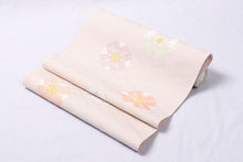 画像をギャラリービューアに読み込む, 名古屋帯 帯反物 西陣 薄いグレー 薄ピンク 華文模様 名古屋帯 帯 未仕立て 九寸名古屋帯 なごや帯 おしゃれ カジュアル お洒落 高級 着付け レディース 付下げ 小紋 無地 きもの 着物 女性 和服 和装小物 着付け小物 単衣 袷