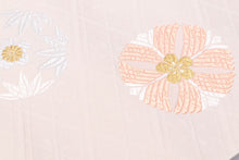 画像をギャラリービューアに読み込む, 名古屋帯 帯反物 西陣 薄いグレー 薄ピンク 華文模様 名古屋帯 帯 未仕立て 九寸名古屋帯 なごや帯 おしゃれ カジュアル お洒落 高級 着付け レディース 付下げ 小紋 無地 きもの 着物 女性 和服 和装小物 着付け小物 単衣 袷