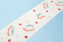 画像をギャラリービューアに読み込む, 長襦袢 正絹 未仕立て 紬地 紬 うさぎ きつね フルオーダー 別誂え 着物 着付け お誂え 誂え 襦袢 別注 高級 カジュアル