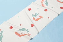 画像をギャラリービューアに読み込む, 長襦袢 正絹 未仕立て 紬地 紬 うさぎ きつね フルオーダー 別誂え 着物 着付け お誂え 誂え 襦袢 別注 高級 カジュアル