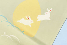 画像をギャラリービューアに読み込む, 長襦袢 正絹 反物 加藤萬 友禅 着物 和服 うさぎ フルオーダー 別誂え 襦袢 着物 着付け お誂え 誂え 襦袢 別注 高級 カジュアル