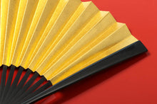 画像をギャラリービューアに読み込む, 高級 留袖用 扇子 末広 金銀扇 留袖 扇子 祝扇 祝儀扇子 黒漆調 金 着物用扇子 蒔絵 塗 金銀リバーシブル扇子 結納 結婚式 慶事用 礼装用 無地 金銀 扇子 着物 和服 和装小物
