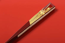 画像をギャラリービューアに読み込む, 結婚式 慶事用 扇子 末広 留袖 金銀扇 祝扇 祝儀扇 黒漆調 金 蒔絵 塗