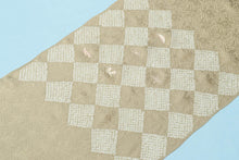 画像をギャラリービューアに読み込む, 染め帯 染帯 絞り 綸子 刺繍 名古屋帯 宝尽くし 付下げ 小紋 紬 お茶席 おめでたずく めでたい 未仕立て