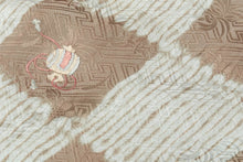 画像をギャラリービューアに読み込む, 染め帯 染帯 絞り 綸子 刺繍 名古屋帯 宝尽くし 付下げ 小紋 紬 お茶席 おめでたずく めでたい 未仕立て