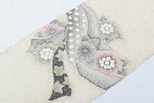 画像をギャラリービューアに読み込む, 名古屋帯 未仕立て 反物 花 きぬたや 帯 絞り 総絞り 帯 紬 小紋