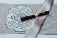 画像をギャラリービューアに読み込む, きぬたや 名古屋帯 未仕立て 反物 絞り 絹 正絹 反物