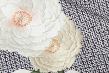 画像をギャラリービューアに読み込む, 絞り 綸子 刺繍 桜 名古屋帯 付下げ 小紋 紬 お茶席 未仕立て 反物 桜模様 さくら 高級 京都 有名 ブランド 野口 京友禅