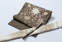 画像をギャラリービューアに読み込む, 名古屋帯 着物 九寸名古屋帯 しゃれ帯 小紋 無地 紬 織楽浅野 京都 西陣