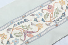 画像をギャラリービューアに読み込む, 名古屋帯 着物 西陣 捨松 八寸名古屋帯 ダッカ花文 京都 正絹 袷 単衣