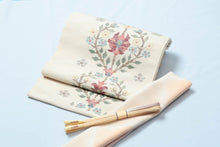 画像をギャラリービューアに読み込む, 名古屋帯 着物 きもの 西陣 捨松 八寸名古屋帯 お洒落 白 正絹