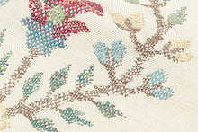 画像をギャラリービューアに読み込む, 名古屋帯 着物 きもの 西陣 捨松 八寸名古屋帯 お洒落 白 正絹