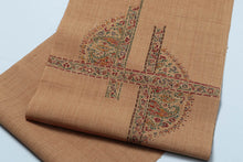 画像をギャラリービューアに読み込む, 名古屋帯 着物 九寸名古屋帯 しゃれ帯 小紋 無地 柿渋 唐草