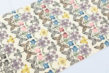 画像をギャラリービューアに読み込む, 着物 染帯 染め帯 名古屋帯 カジュアル 型染 染 紬 紅型 お洒落 おしゃれ かわいい