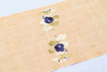 画像をギャラリービューアに読み込む, 工芸キモノ野口 正絹 刺繍 九寸名古屋帯 野蚕三越手織地 名古屋帯 染帯 絹 正絹 刺繍 反物 夏 単衣 夏着物 夏 夏帯