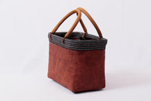 画像をギャラリービューアに読み込む, 一閑張り 日本製 着物 和装バッグ 着物 バッグ お出かけ 手提げ トートバッグ 柿渋 レディース フォーマル カジュアル 浴衣 着物バッグ 利休バッグ