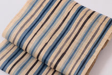 画像をギャラリービューアに読み込む, 名古屋帯 着物 夏帯 野口 染 麻 本麻 未仕立て 新品 カジュアル しゃれ帯