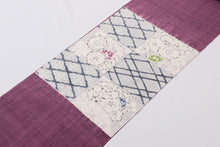 画像をギャラリービューアに読み込む, 名古屋帯 着物 九寸名古屋帯 しゃれ帯 小紋 無地 紬 工芸キモノ野口 京都 野口 越後小千谷紬 辻が花