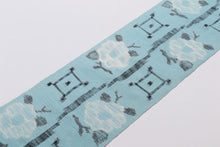 画像をギャラリービューアに読み込む, きもの 着物 西陣 捨松 すてまつ 織物 名古屋帯 八寸名古屋帯 単衣 袷 ブルー 絣