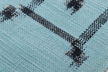 画像をギャラリービューアに読み込む, きもの 着物 西陣 捨松 すてまつ 織物 名古屋帯 八寸名古屋帯 単衣 袷 ブルー 絣