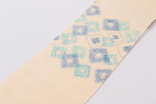 画像をギャラリービューアに読み込む, 名古屋帯 しょうざん 絹 正絹 生紬 反物 夏 単衣 夏着物 夏 夏帯