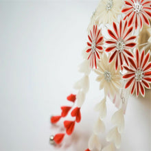 画像をギャラリービューアに読み込む, つまみ簪 つまみ 簪 縮緬 かんざし つまみ細工 花しおり 振袖 十三参り 成人式 かわいい ママ振り 髪飾り