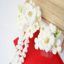 画像をギャラリービューアに読み込む, つまみ簪 つまみ 簪 縮緬 かんざし つまみ細工 花しおり 振袖 十三参り 成人式 かわいい ママ振り 髪飾り