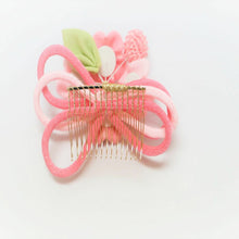 画像をギャラリービューアに読み込む, 髪飾り かんざし 2点セット つまみ細工 七五三 卒園式 スリーピン パッチンピン ヘアアクセサリー かみかざり