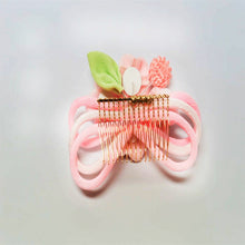 画像をギャラリービューアに読み込む, 髪飾り かんざし 2点セット つまみ細工 七五三 卒園式 スリーピン パッチンピン ヘアアクセサリー かみかざり
