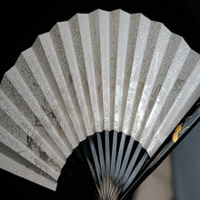 画像をギャラリービューアに読み込む, 結婚式 慶事用 扇子 末広 留袖 黒留袖 金銀扇 祝扇 祝儀扇 黒漆調 金 蒔絵 塗 黒骨 金銀 フォーマル