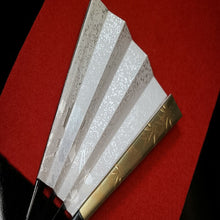 画像をギャラリービューアに読み込む, 結婚式 慶事用 扇子 末広 留袖 黒留袖 金銀扇 祝扇 祝儀扇 黒漆調 金 蒔絵 塗 黒骨 金銀 フォーマル