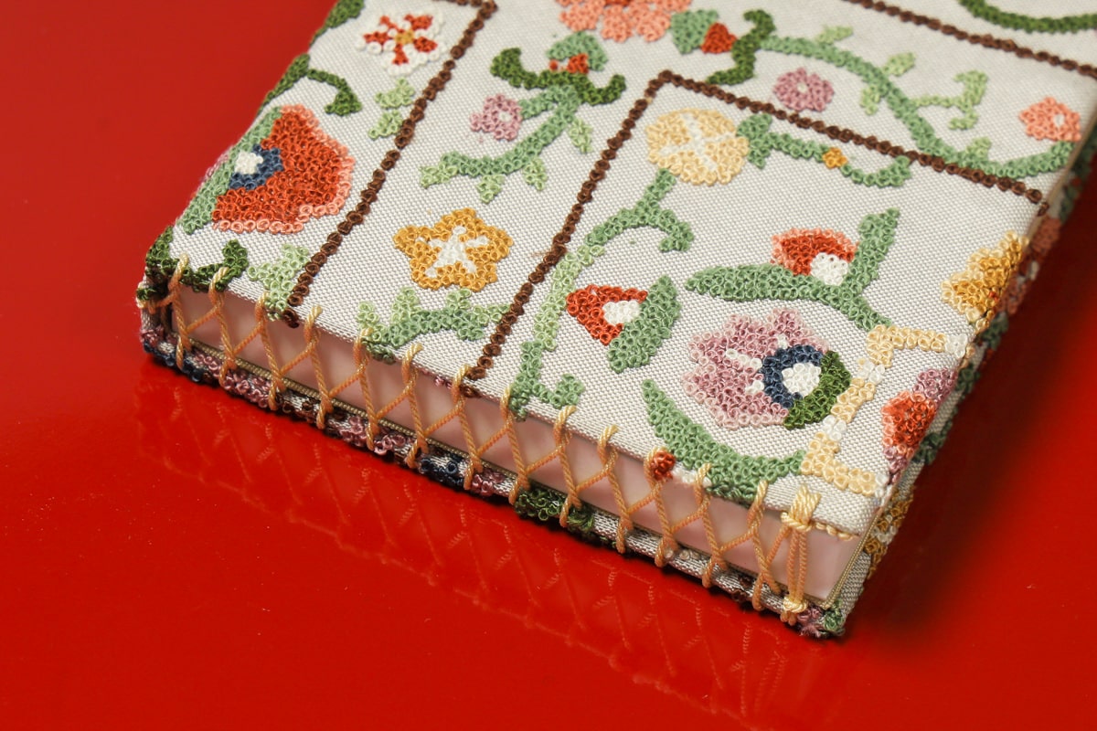 相良刺繍／懐紙入れ／茶道 懐紙入れ 茶道具 相良刺繍 お花 懐紙 ケース ポーチ お茶懐紙入れ 懐紙