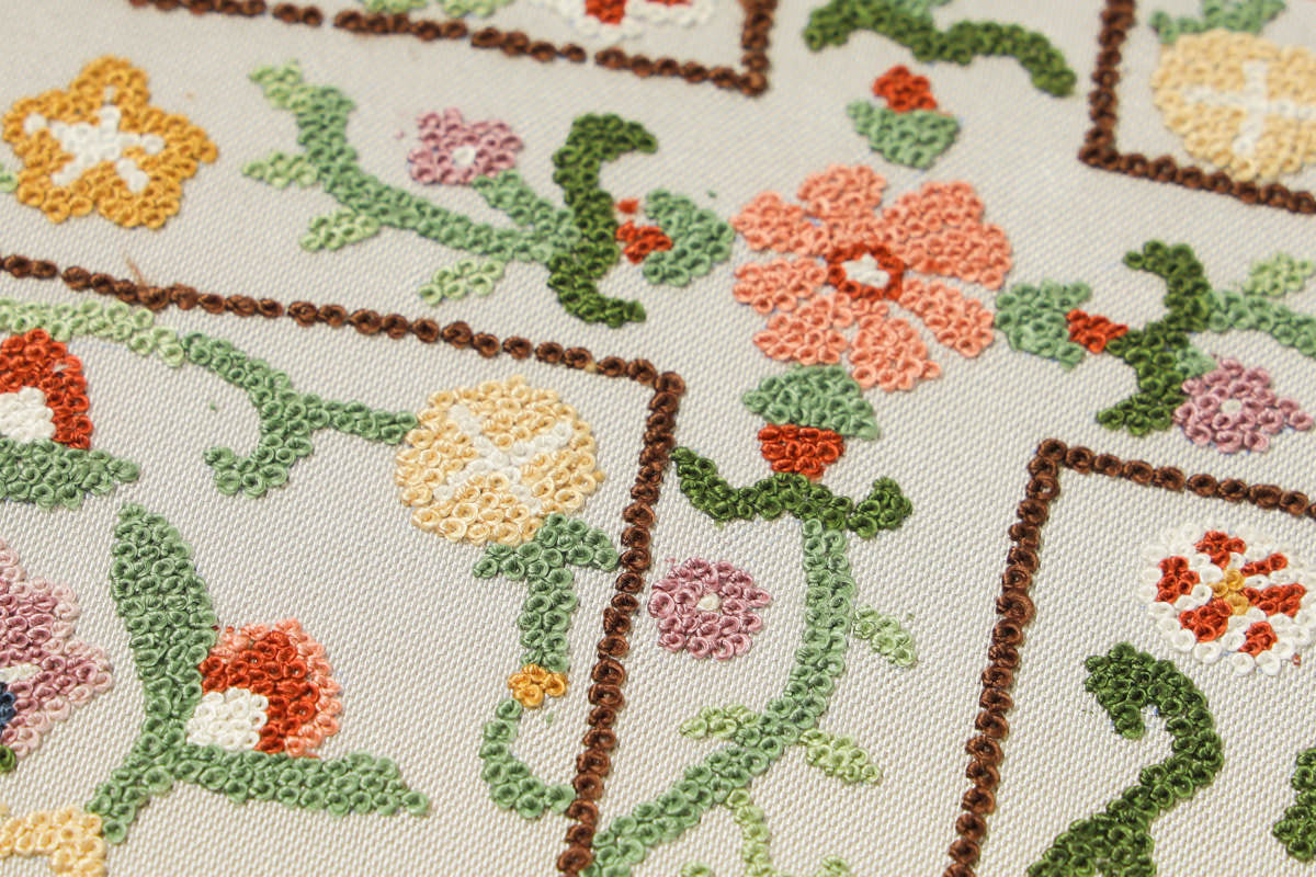 相良刺繍／懐紙入れ／茶道 懐紙入れ 茶道具 相良刺繍 お花 懐紙 ケース ポーチ お茶懐紙入れ 懐紙