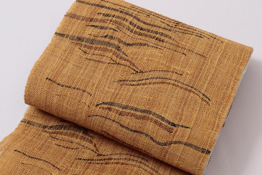 希少品　限定しな布　夏名古屋帯　末仕立て 希少品 限定しな布 夏名古屋帯 末仕立て 希少品 限定しな